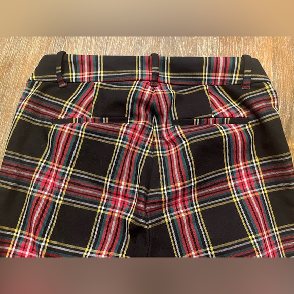 NWOT J.CREW STEWART TARTAN PLAID WINNIE PANTS, CHRISTMAS, SIZE 0 - Picture 8 of 8